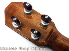 KIDA UkuleleWorks ソプラノロングネック カーリー栃/インディアンローズウッド #167_13
