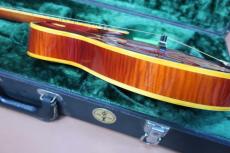 Kasuga M-150 / Flagship Model・Flowerpot  Head Inlay・ Solid Spruce Top・Solid Flame Curly Maple Side and Back・Flame Curly Maple Neck・Ebony Fingerboard・Neck Width 28mm / 355mm Scale・Varnish Finish【With Original_3