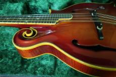 Kasuga M-150 / Flagship Model・Flowerpot  Head Inlay・ Solid Spruce Top・Solid Flame Curly Maple Side and Back・Flame Curly Maple Neck・Ebony Fingerboard・Neck Width 28mm / 355mm Scale・Varnish Finish【With Original_12