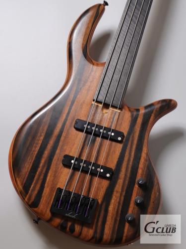 elrick Gold Series E-volution 4st Fretless -Striped Ebony-【USED】【4.04kg】