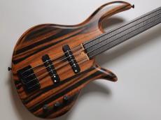 elrick Gold Series E-volution 4st Fretless -Striped Ebony-【USED】【4.04kg】_4
