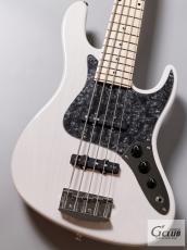Kikuchi Guitars Hermes MV5 PASSIVE TWH / Trans White【重量3.86kg】