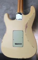 Fender Custom Shop Custom Deluxe S-1 Stratocaster S-S-H Relic / Aged Vintage White_2