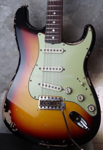 Fender Custom Shop Michael Landau Signature '68 Relic Stratocaster Bleached 3-Color Sunburst