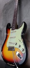 Fender Custom Shop Michael Landau Signature '68 Relic Stratocaster Bleached 3-Color Sunburst_4