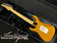 SCHECTER EX-5-24-7ST-CTM 2020 Amber /Q-Maple&S-Ash Body /H-RWFB&Maple Neck MH w/FRT N-Mint "Killer Quilt Top"_3