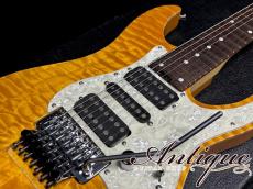 SCHECTER EX-5-24-7ST-CTM 2020 Amber /Q-Maple&S-Ash Body /H-RWFB&Maple Neck MH w/FRT N-Mint "Killer Quilt Top"_7