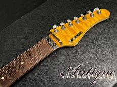 SCHECTER EX-5-24-7ST-CTM 2020 Amber /Q-Maple&S-Ash Body /H-RWFB&Maple Neck MH w/FRT N-Mint "Killer Quilt Top"_10