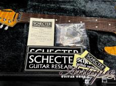 SCHECTER EX-5-24-7ST-CTM 2020 Amber /Q-Maple&S-Ash Body /H-RWFB&Maple Neck MH w/FRT N-Mint "Killer Quilt Top"_11