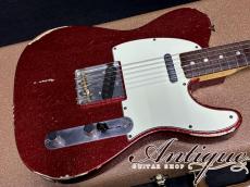 Fender Custom Shop MBS 1967 Telecaster 2009 Red Sparkle Heavy Relic /Abby HW-PU 3.27kg by Dennis Galuszka “One Of Kind"_4