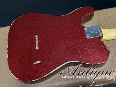 Fender Custom Shop MBS 1967 Telecaster 2009 Red Sparkle Heavy Relic /Abby HW-PU 3.27kg by Dennis Galuszka “One Of Kind"_5
