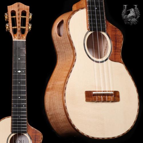KOU ukulele Concert LN D model - Maple / Moon Spruce -
