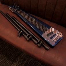 メーカー不明 LSG-400 MBU【ラップスチールギター】【メタリックブルー】_5