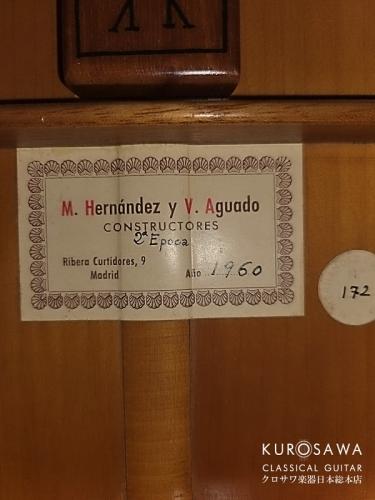 Hernandez y Aguado エルナンデス・イ・アグアド 1960年製 松・シープレス【日本総本店2F 在庫品】
