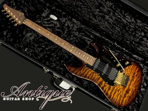 Suhr Custom Order (OKADA) Classic SSH FRT 2009 Bengal Burst /Quilt-Maple & Swamp-Ash /Pau Ferro Neck & FB /Gold-HW /EMG SLV-SLV-85 PU 3.76kg Mint Condition “Steve Lukather”