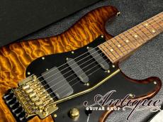 Suhr Custom Order (OKADA) Classic SSH FRT 2009 Bengal Burst /Quilt-Maple & Swamp-Ash /Pau Ferro Neck & FB /Gold-HW /EMG SLV-SLV-85 PU 3.76kg Mint Condition “Steve Lukather”_7