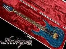 Ibanez Ikebe 50th Anniversary j.custom IKRG85701 See Through Blue /Quilted Maple, Macassar Ebony w/Tree Of Life Inlay 3.94kg “No-Used Near-New"