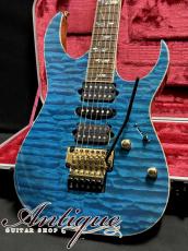 Ibanez Ikebe 50th Anniversary j.custom IKRG85701 See Through Blue /Quilted Maple, Macassar Ebony w/Tree Of Life Inlay 3.94kg “No-Used Near-New"_2