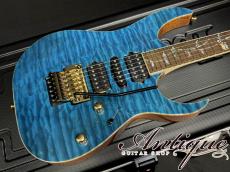 Ibanez Ikebe 50th Anniversary j.custom IKRG85701 See Through Blue /Quilted Maple, Macassar Ebony w/Tree Of Life Inlay 3.94kg “No-Used Near-New"_4