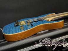 Ibanez Ikebe 50th Anniversary j.custom IKRG85701 See Through Blue /Quilted Maple, Macassar Ebony w/Tree Of Life Inlay 3.94kg “No-Used Near-New"_6