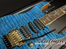Ibanez Ikebe 50th Anniversary j.custom IKRG85701 See Through Blue /Quilted Maple, Macassar Ebony w/Tree Of Life Inlay 3.94kg “No-Used Near-New"_7