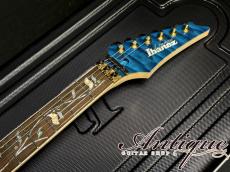 Ibanez Ikebe 50th Anniversary j.custom IKRG85701 See Through Blue /Quilted Maple, Macassar Ebony w/Tree Of Life Inlay 3.94kg “No-Used Near-New"_10