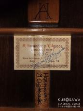 Hernandez y Aguado エルナンデス・イ・アグアド 1973年製 杉・ローズウッド  【日本総本店2F 在庫品】_2