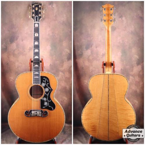 Gibson 1995年製 J-200 Deluxe Maple【極上フレイム/アバロントリムによる煌めきのあるサウンド】