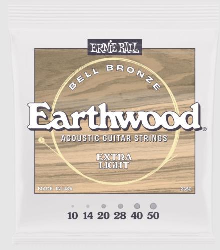 ERNIE BALL Extra Light Earthwood Bell Bronze Acoustic Guitar Strings 10-50【アコギ弦】