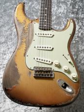 Fender Custom Shop MBS 60's Stratocaster Heavy Relic by Dale Wilson / Green Gold Patina Over 3-Tone Sunburst [3.38kg]_2