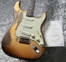 Fender Custom Shop MBS 60's Stratocaster Heavy Relic by Dale Wilson / Green Gold Patina Over 3-Tone Sunburst [3.38kg]_11