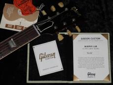 Gibson Custom Shop Murphy Lab 1959 Les Paul Standard Reissue Ultra Light Aged Dealer Select : Orange Sunset Fade_10