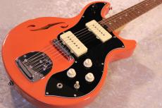 Sago 【欅・楢】【セミホロウ】Curious Flat Top -Fiesta Red- 【3.80㎏】_3