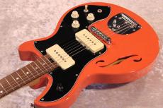 Sago 【欅・楢】【セミホロウ】Curious Flat Top -Fiesta Red- 【3.80㎏】_5