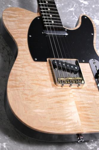 Kanade SOUND DESIGN 【激杢個体】KTL-AS Hollow FM Rosewood/Natural & See Through Black #00374【3.02kg】