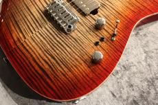 Red House 【セール】CTM Seeker S 2H 5A Flame/Mahogany/Ebony Dark Red Burst【激杢】【漆黒指板】_3