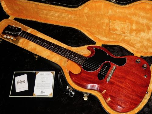 Gibson Custom Shop Murphy Lab 1963 SG Junior Lightning Bar Ultra Light Aged PSL : Cherry