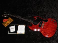 Gibson Custom Shop Murphy Lab 1963 SG Junior Lightning Bar Ultra Light Aged PSL : Cherry_3