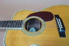 Rarewood M000-45T / Solid Spruce Top・Solid Rosewood Side and Back・Alternative Torch Inlay・000-45 Style Abalone Trim and Rosette・ Style 45 Snow flakes Inlay・Ebony Fingerboard and Bridge・Long Saddle_12