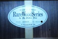 Rarewood M000-45T / Solid Spruce Top・Solid Rosewood Side and Back・Alternative Torch Inlay・000-45 Style Abalone Trim and Rosette・ Style 45 Snow flakes Inlay・Ebony Fingerboard and Bridge・Long Saddle_16