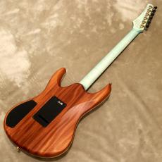 Valenti Guitars Nebula Carved, Ice Blue_3