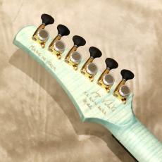 Valenti Guitars Nebula Carved, Ice Blue_5