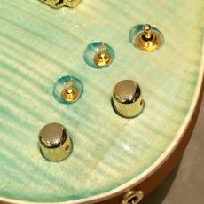 Valenti Guitars Nebula Carved, Ice Blue_8