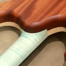 Valenti Guitars Nebula Carved, Ice Blue_9