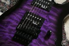 Jackson JS32Q DKA Dinky Arch Top Transparent Purple Burst 2024_5