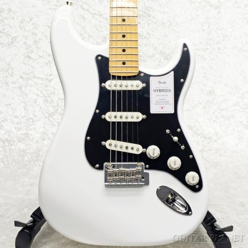 Fender Made In Japan Hybrid II Stratocaster -Arctic White/Maple-【JD26006819】【3.45kg】