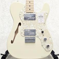 Fender Made in Japan Traditional 70s Telecaster Thinline -Olympic White-【JD26008218】【軽量3.27kg】
