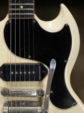 Gibson 1963 SG Junior Polaris White Tremotone Vibrola_7