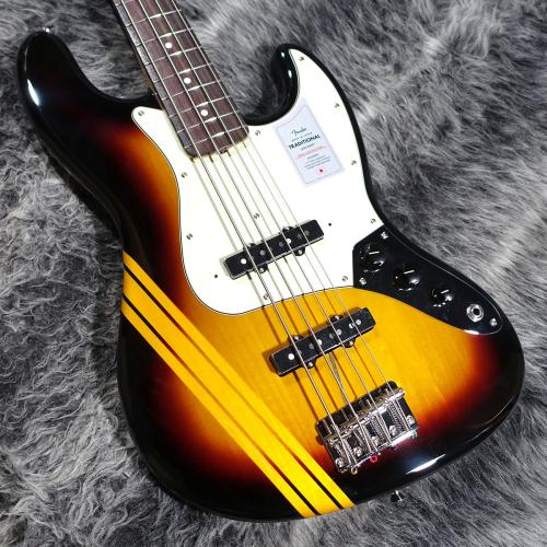 Fender Made in Japan Traditional 2025 Collection, 60s Jazz Bass Competition 3-Color Sunburst