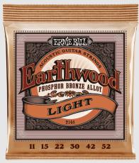 ERNIE BALL Light Earthwood Phosphor Bronze Acoustic Guitar Strings 11-52 P02148【アコギ弦】